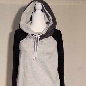 BARLVER Hooded 1/4 Zip Tunic Top - Sz. L